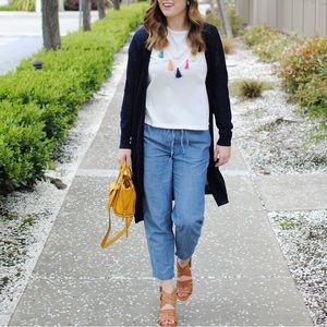 J.Crew Factory Chambray Drawstring Pants